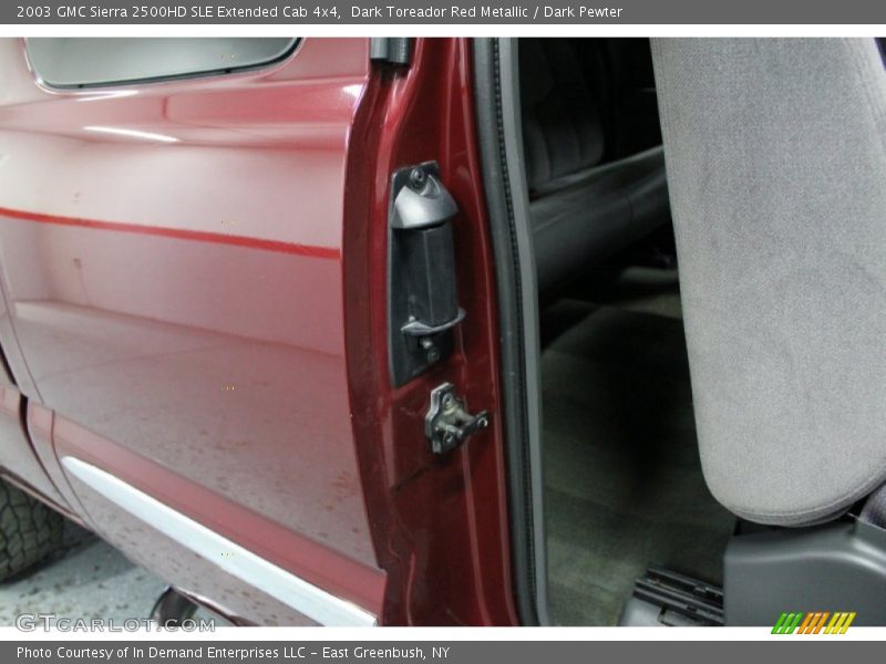 Dark Toreador Red Metallic / Dark Pewter 2003 GMC Sierra 2500HD SLE Extended Cab 4x4