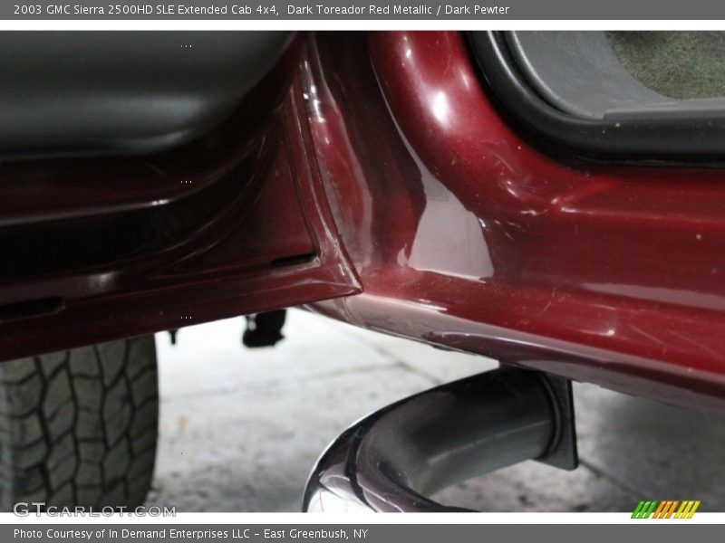 Dark Toreador Red Metallic / Dark Pewter 2003 GMC Sierra 2500HD SLE Extended Cab 4x4