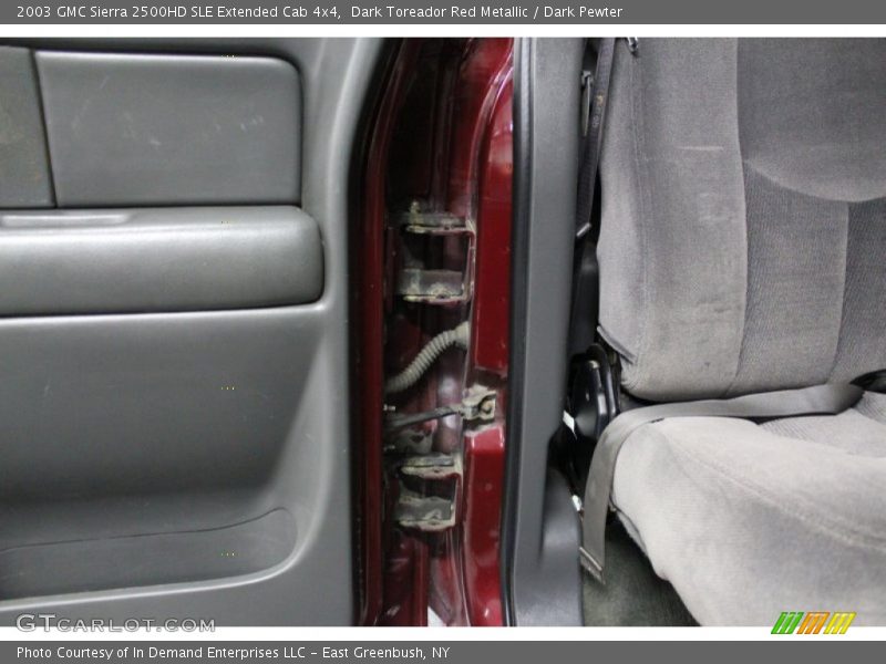 Dark Toreador Red Metallic / Dark Pewter 2003 GMC Sierra 2500HD SLE Extended Cab 4x4