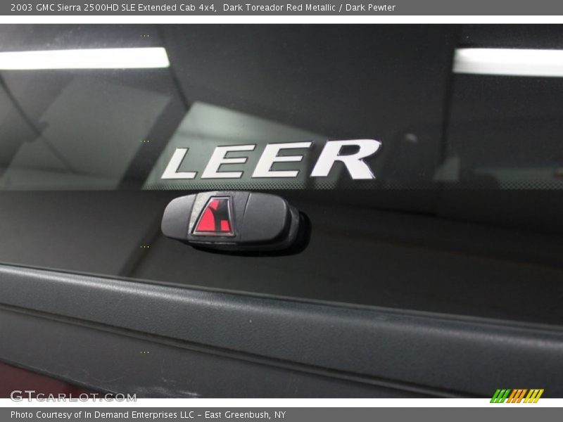 Dark Toreador Red Metallic / Dark Pewter 2003 GMC Sierra 2500HD SLE Extended Cab 4x4