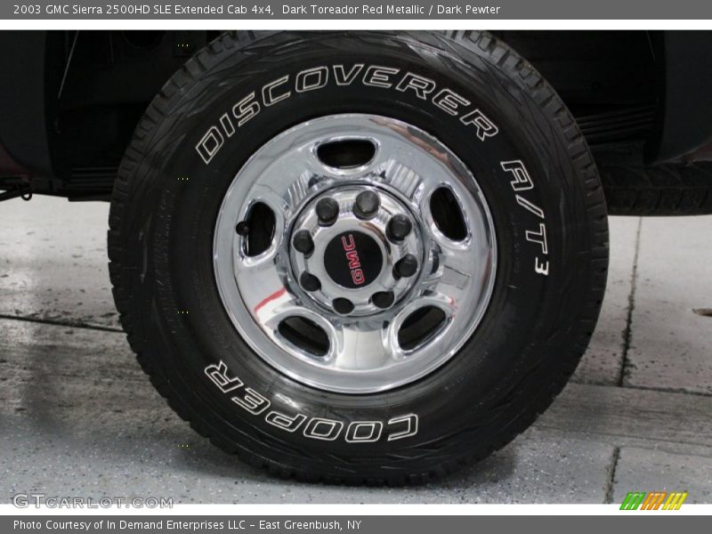 Dark Toreador Red Metallic / Dark Pewter 2003 GMC Sierra 2500HD SLE Extended Cab 4x4