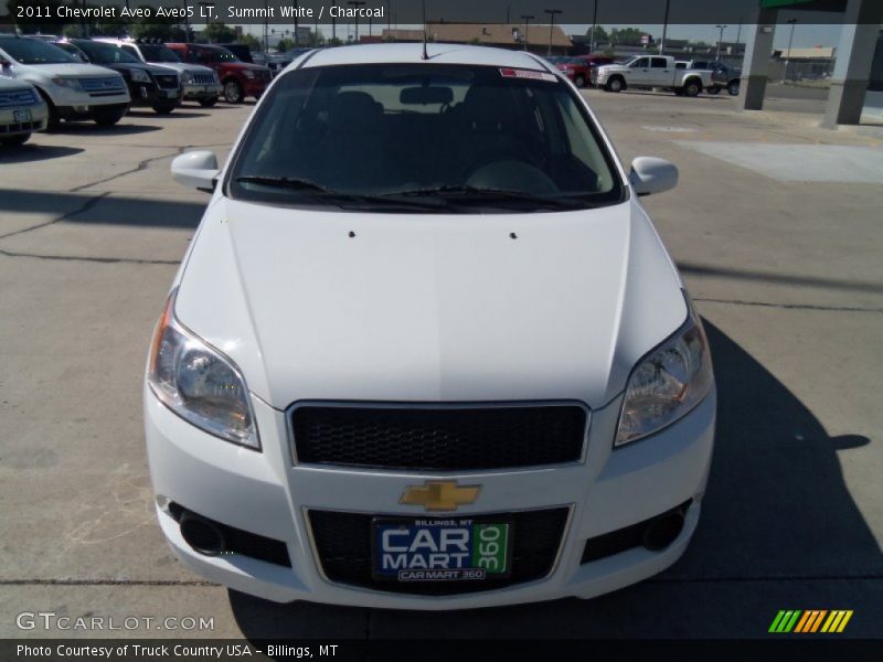 Summit White / Charcoal 2011 Chevrolet Aveo Aveo5 LT