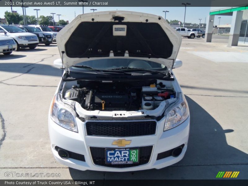 Summit White / Charcoal 2011 Chevrolet Aveo Aveo5 LT