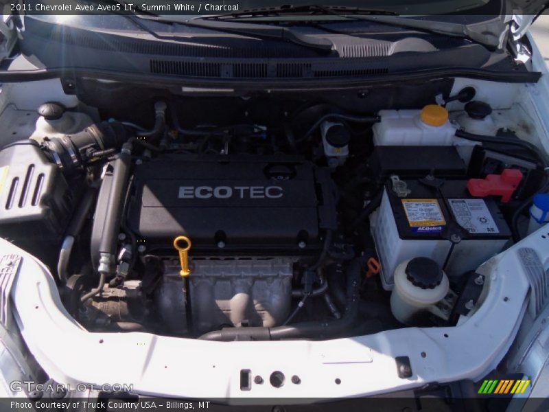 Summit White / Charcoal 2011 Chevrolet Aveo Aveo5 LT