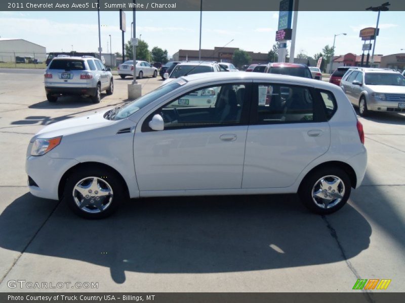 Summit White / Charcoal 2011 Chevrolet Aveo Aveo5 LT