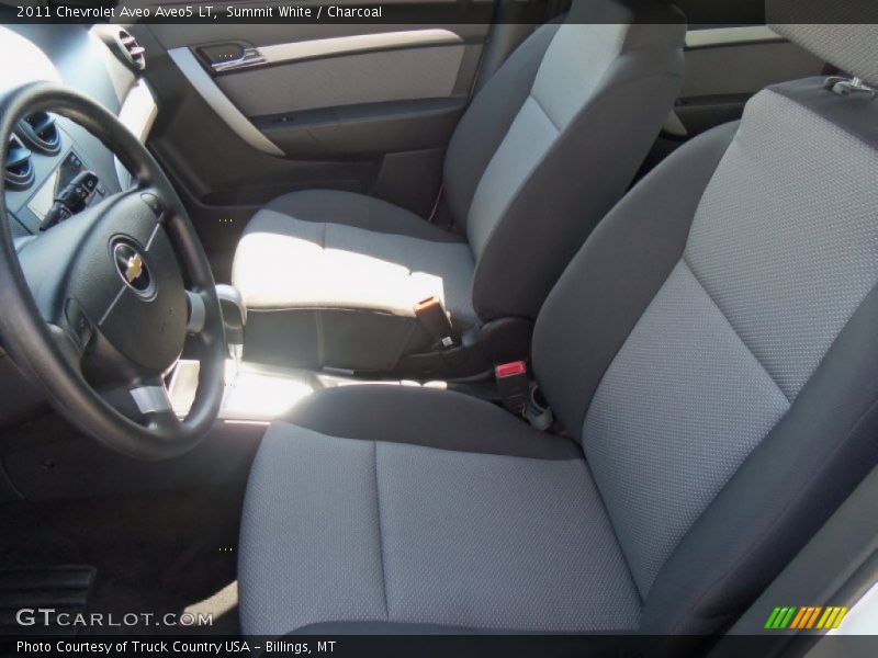 Summit White / Charcoal 2011 Chevrolet Aveo Aveo5 LT
