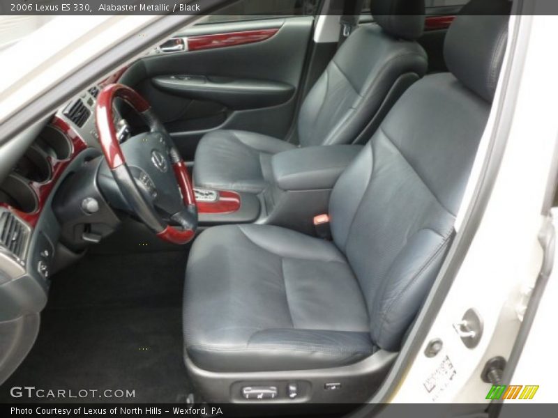 Alabaster Metallic / Black 2006 Lexus ES 330