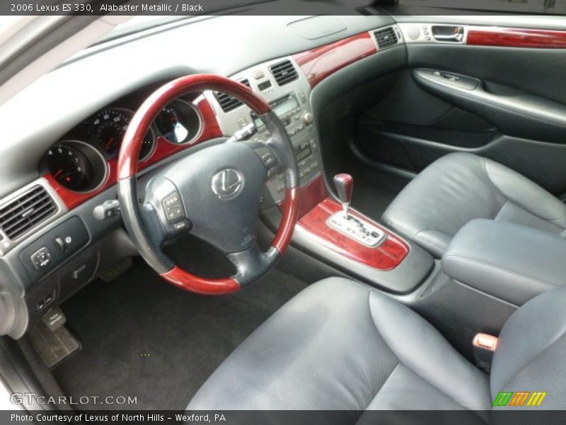 Alabaster Metallic / Black 2006 Lexus ES 330