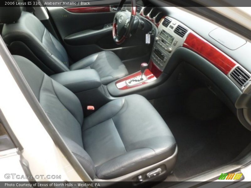 Alabaster Metallic / Black 2006 Lexus ES 330