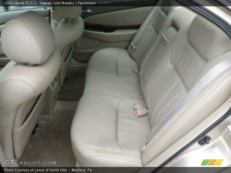 Rear Seat of 2001 TL 3.2