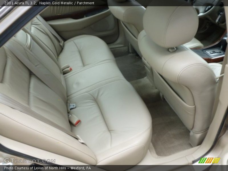 Rear Seat of 2001 TL 3.2