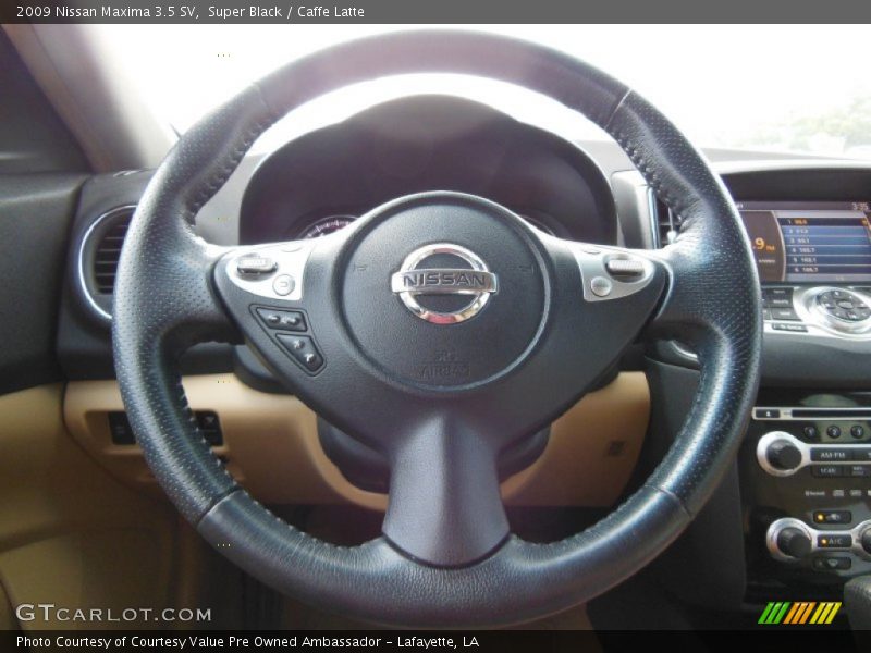 Super Black / Caffe Latte 2009 Nissan Maxima 3.5 SV