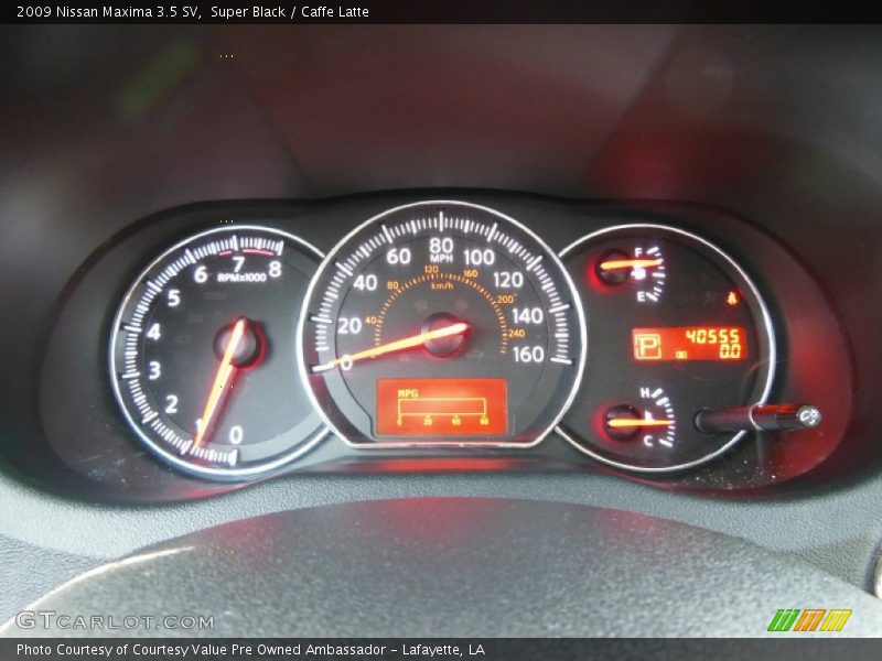 Super Black / Caffe Latte 2009 Nissan Maxima 3.5 SV