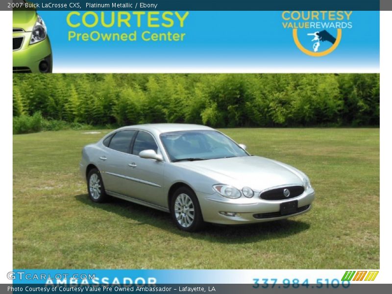 Platinum Metallic / Ebony 2007 Buick LaCrosse CXS