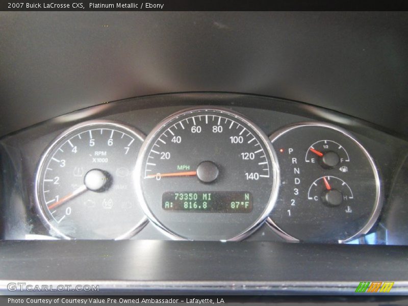 Platinum Metallic / Ebony 2007 Buick LaCrosse CXS