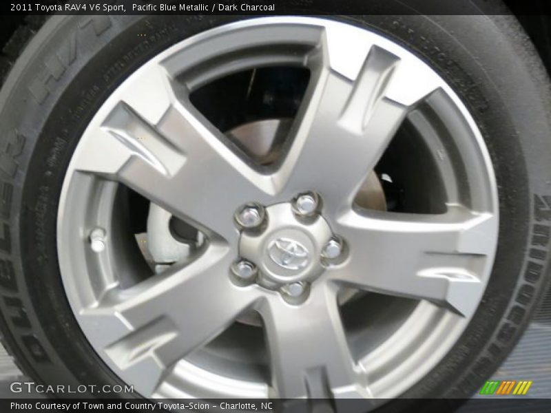 Pacific Blue Metallic / Dark Charcoal 2011 Toyota RAV4 V6 Sport