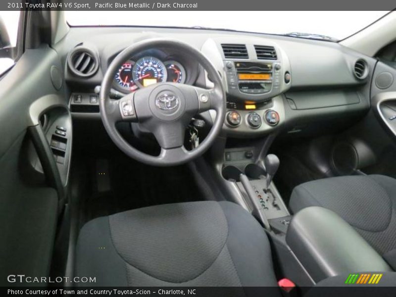 Pacific Blue Metallic / Dark Charcoal 2011 Toyota RAV4 V6 Sport