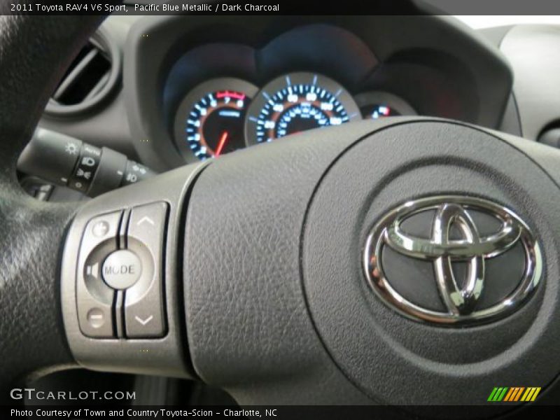 Pacific Blue Metallic / Dark Charcoal 2011 Toyota RAV4 V6 Sport