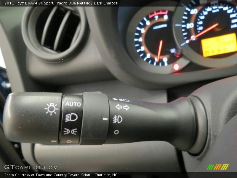 Pacific Blue Metallic / Dark Charcoal 2011 Toyota RAV4 V6 Sport