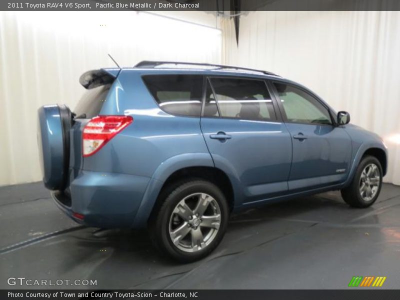 Pacific Blue Metallic / Dark Charcoal 2011 Toyota RAV4 V6 Sport