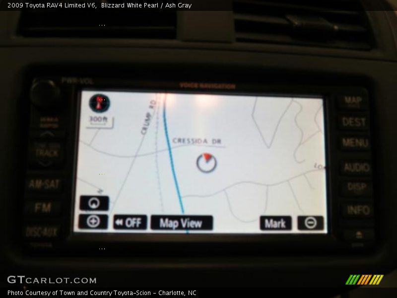 Blizzard White Pearl / Ash Gray 2009 Toyota RAV4 Limited V6