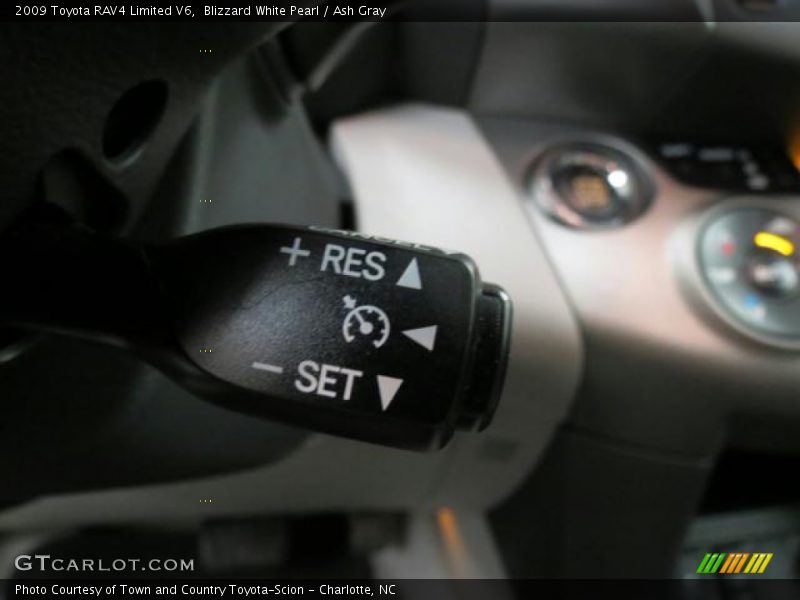 Blizzard White Pearl / Ash Gray 2009 Toyota RAV4 Limited V6