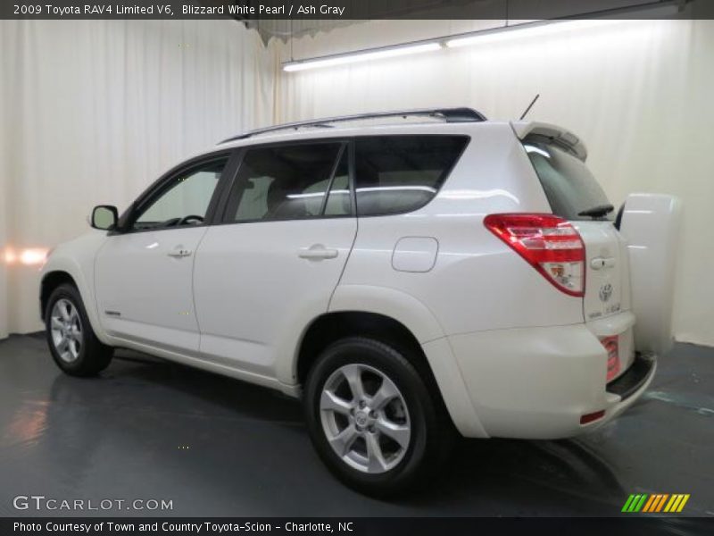 Blizzard White Pearl / Ash Gray 2009 Toyota RAV4 Limited V6