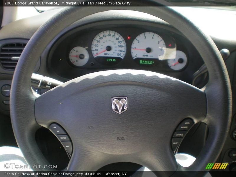 Midnight Blue Pearl / Medium Slate Gray 2005 Dodge Grand Caravan SE