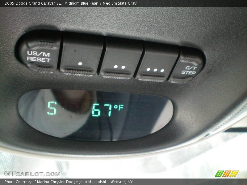 Midnight Blue Pearl / Medium Slate Gray 2005 Dodge Grand Caravan SE