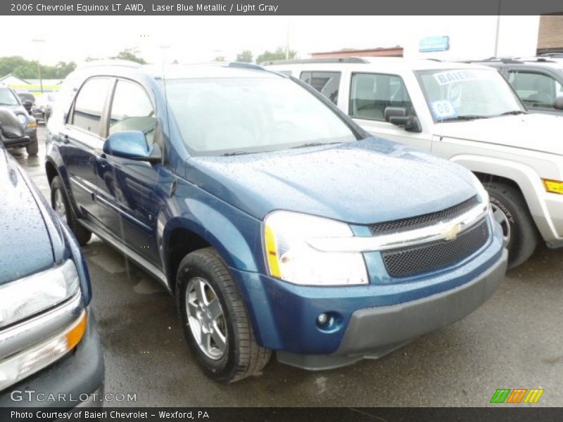 Laser Blue Metallic / Light Gray 2006 Chevrolet Equinox LT AWD