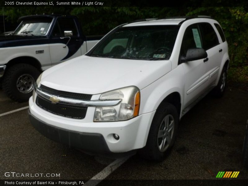 Summit White / Light Gray 2005 Chevrolet Equinox LS