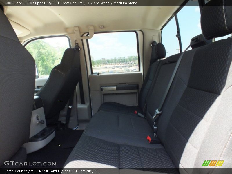 Oxford White / Medium Stone 2008 Ford F250 Super Duty FX4 Crew Cab 4x4