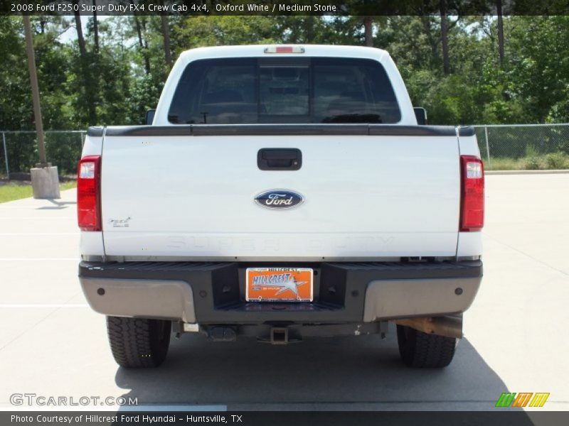 Oxford White / Medium Stone 2008 Ford F250 Super Duty FX4 Crew Cab 4x4