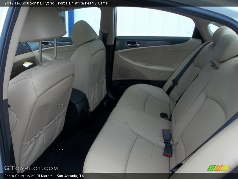 Rear Seat of 2012 Sonata Hybrid