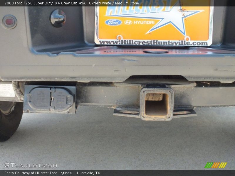 Oxford White / Medium Stone 2008 Ford F250 Super Duty FX4 Crew Cab 4x4