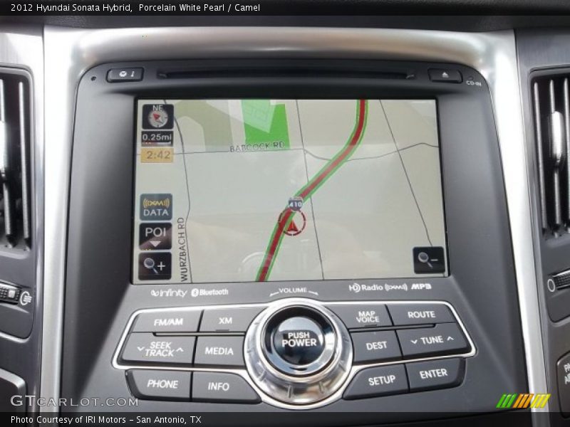 Navigation of 2012 Sonata Hybrid