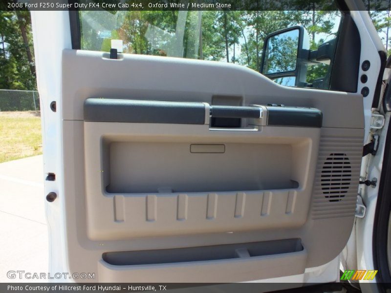 Oxford White / Medium Stone 2008 Ford F250 Super Duty FX4 Crew Cab 4x4