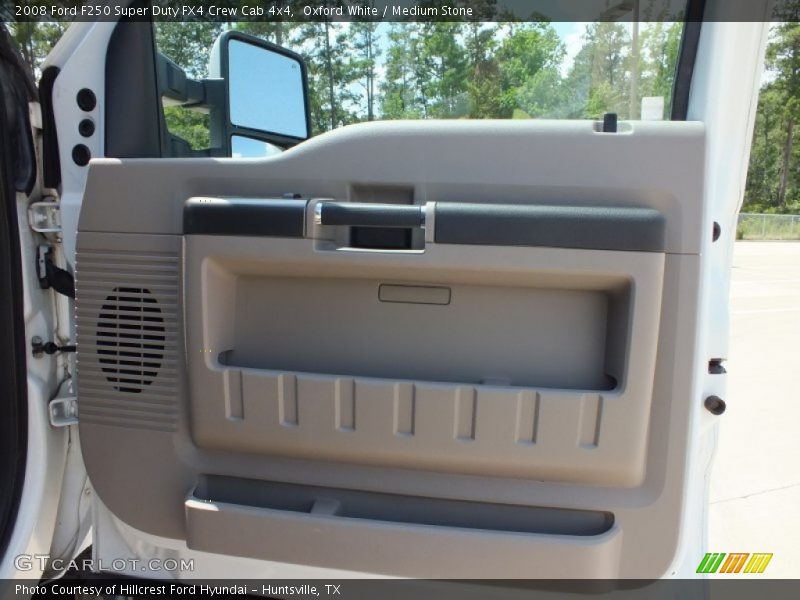 Oxford White / Medium Stone 2008 Ford F250 Super Duty FX4 Crew Cab 4x4