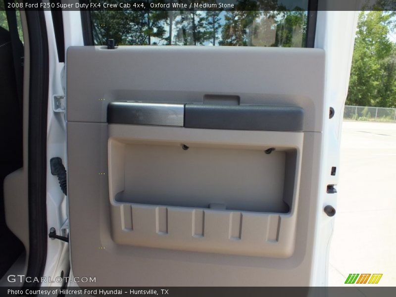 Oxford White / Medium Stone 2008 Ford F250 Super Duty FX4 Crew Cab 4x4