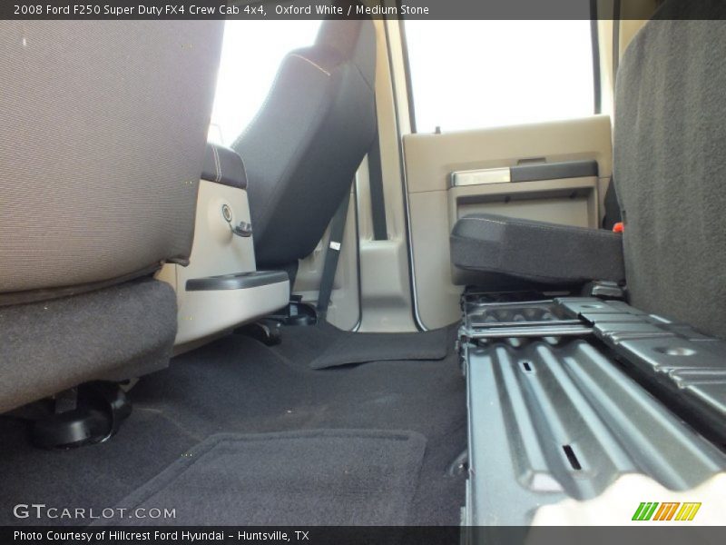Oxford White / Medium Stone 2008 Ford F250 Super Duty FX4 Crew Cab 4x4