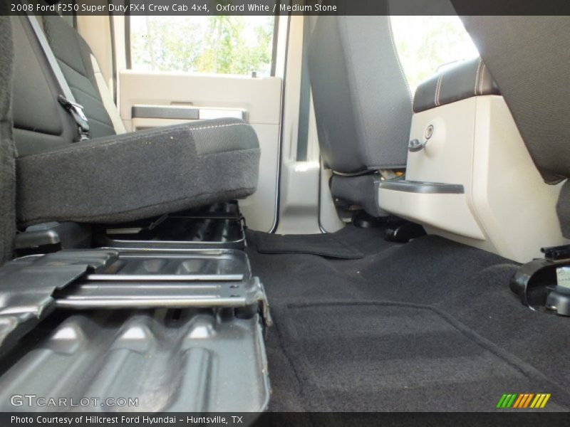 Oxford White / Medium Stone 2008 Ford F250 Super Duty FX4 Crew Cab 4x4
