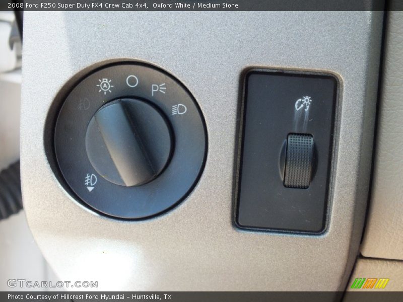 Oxford White / Medium Stone 2008 Ford F250 Super Duty FX4 Crew Cab 4x4
