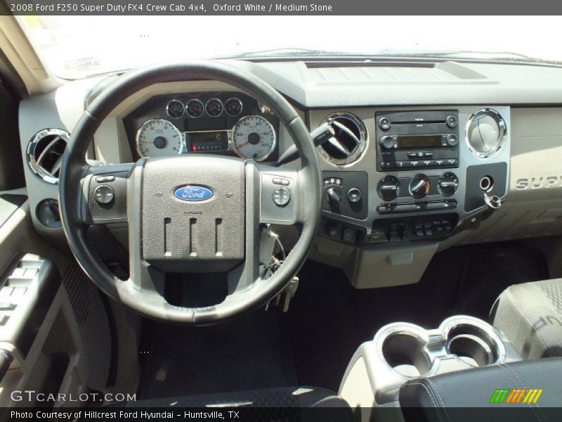 Dashboard of 2008 F250 Super Duty FX4 Crew Cab 4x4