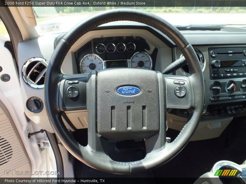  2008 F250 Super Duty FX4 Crew Cab 4x4 Steering Wheel