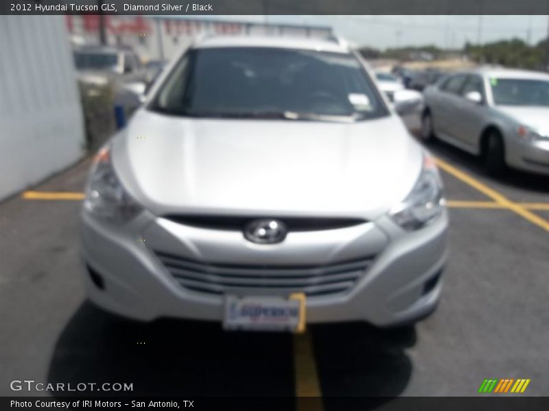 Diamond Silver / Black 2012 Hyundai Tucson GLS