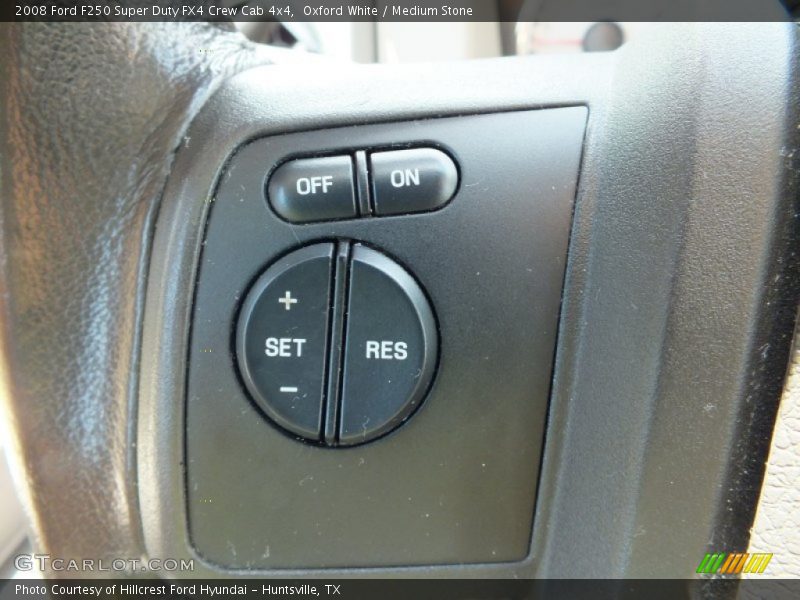 Oxford White / Medium Stone 2008 Ford F250 Super Duty FX4 Crew Cab 4x4