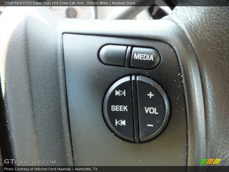Oxford White / Medium Stone 2008 Ford F250 Super Duty FX4 Crew Cab 4x4