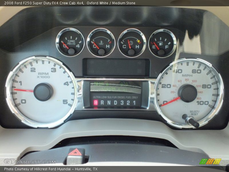  2008 F250 Super Duty FX4 Crew Cab 4x4 FX4 Crew Cab 4x4 Gauges