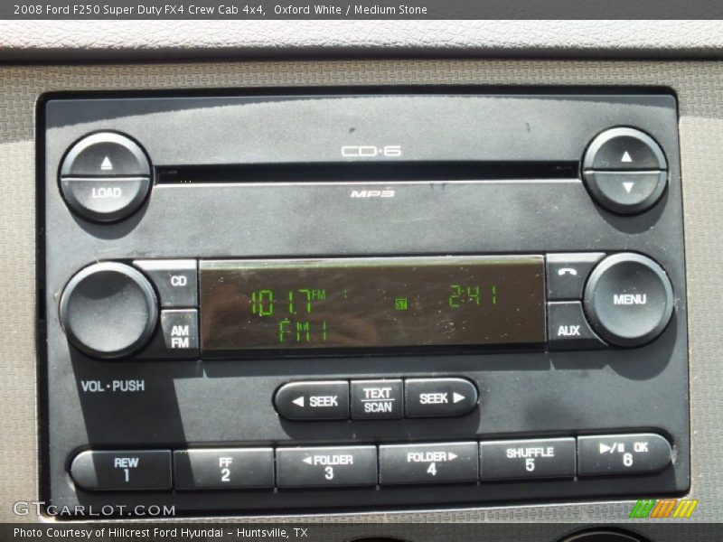 Audio System of 2008 F250 Super Duty FX4 Crew Cab 4x4