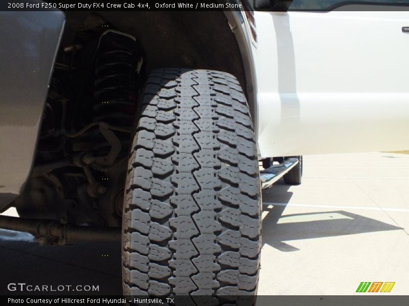 Oxford White / Medium Stone 2008 Ford F250 Super Duty FX4 Crew Cab 4x4
